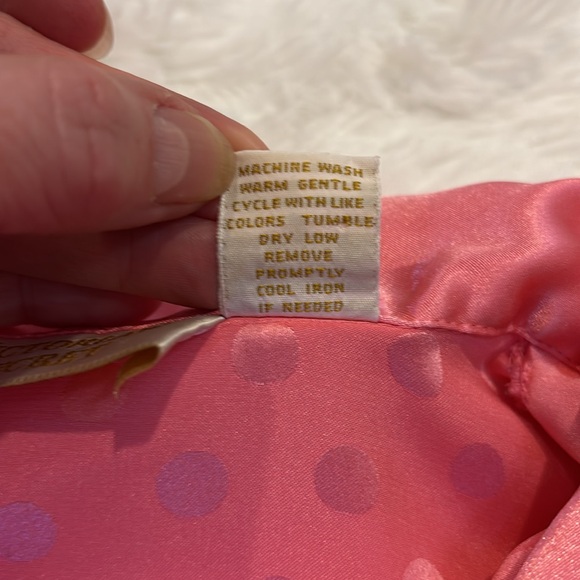 Victoria's Secret VTG '80s Gold Label Hi-Gloss Satin PJ Sleep Shorts +Top SZ M - Picture 8 of 12